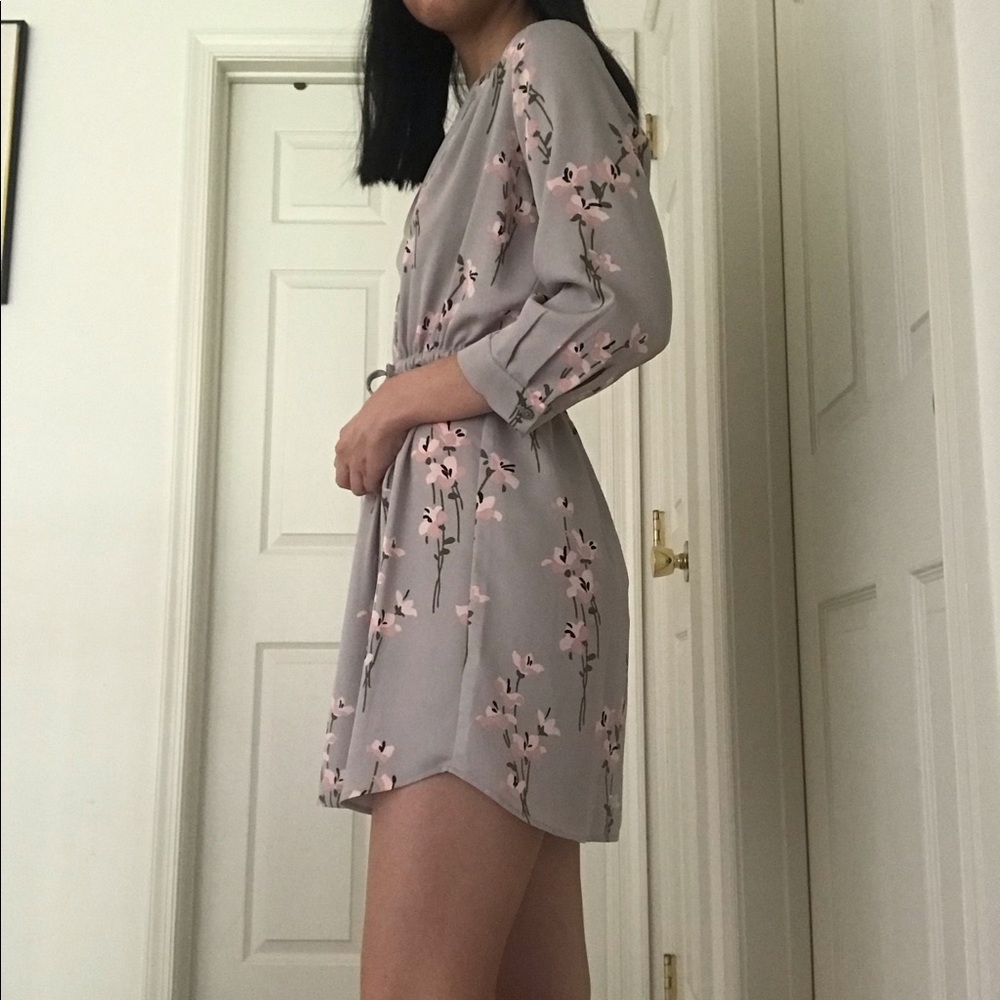 Cherry Blossom Kimono-Style Dress